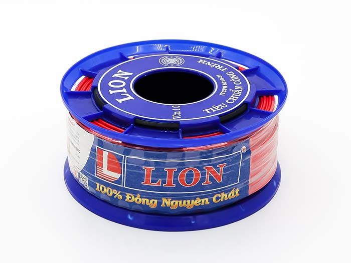  Cáp Điện Lion VCm-4.0 Đỏ 