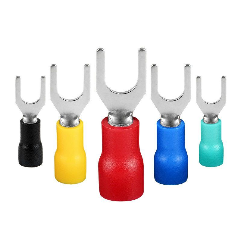  Đầu Cốt Chĩa Đồng SV 5.5-5 Phủ Nhựa Vàng 