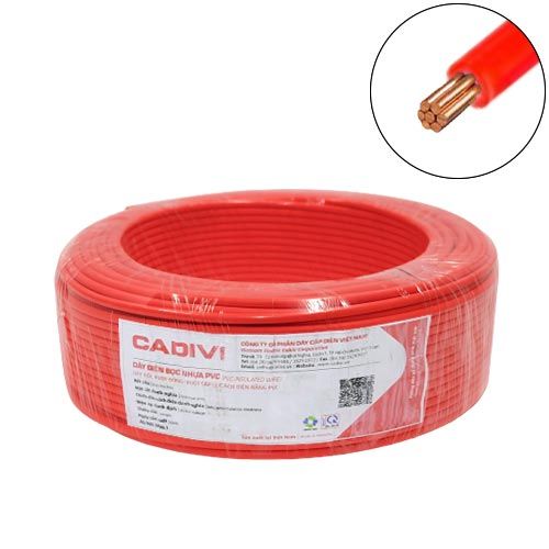  Dây Điện Cadivi CV Đỏ 6mm2 