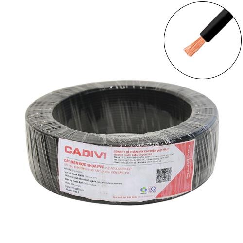  Dây Điện Cadivi CV Đen 1,5mm2 