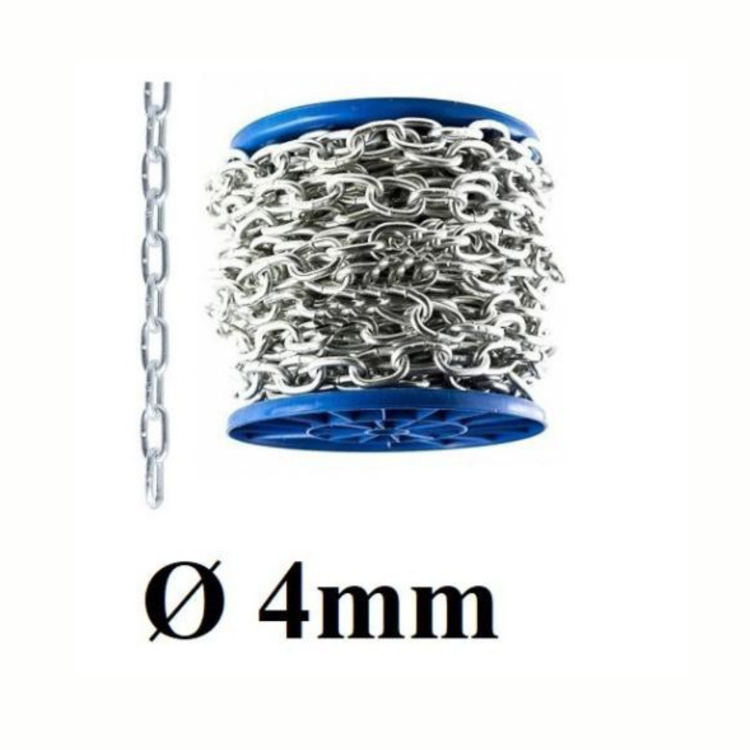  Dây Xích Mạ Kẽm D 4 mm 