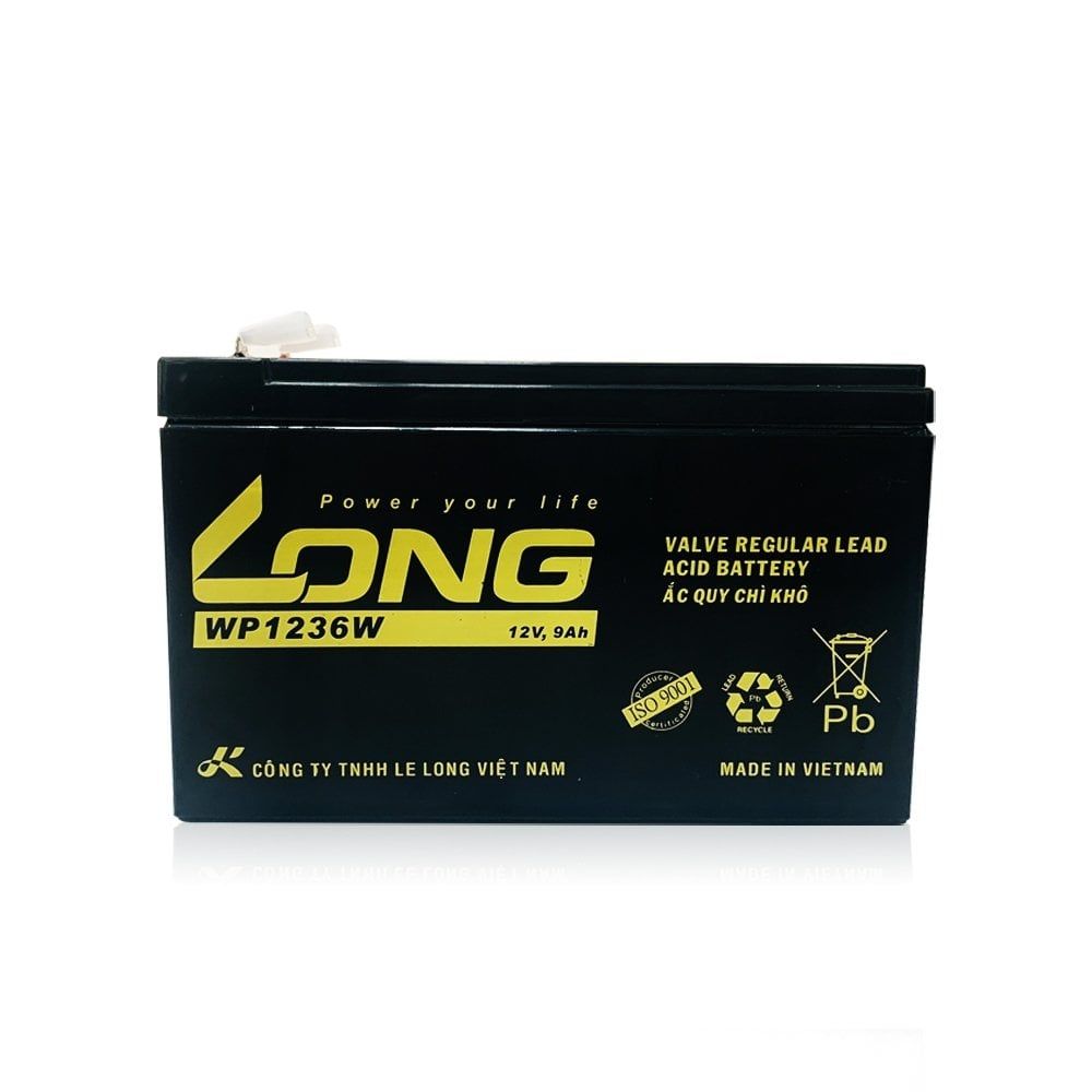  Bình Ắc Quy Long WP1236W 12V 9Ah 