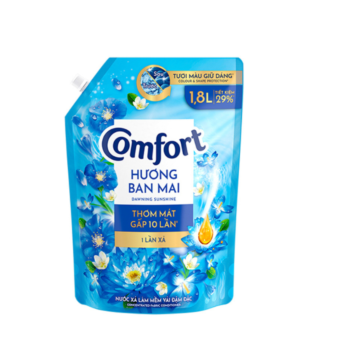  Nước Xả Vải Comfor Đậm Đặc 1,8 L 