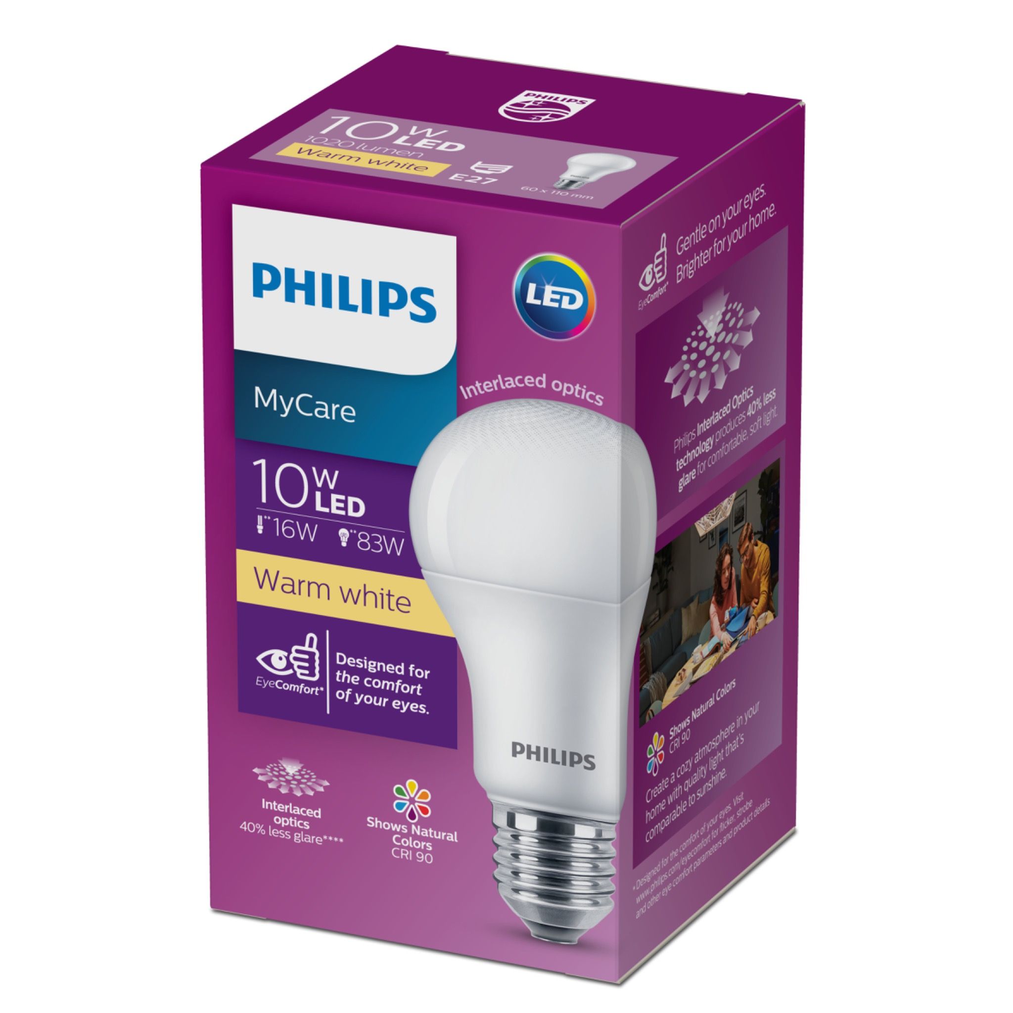  Bóng đèn Philips LED Philips Bulb Mycare 