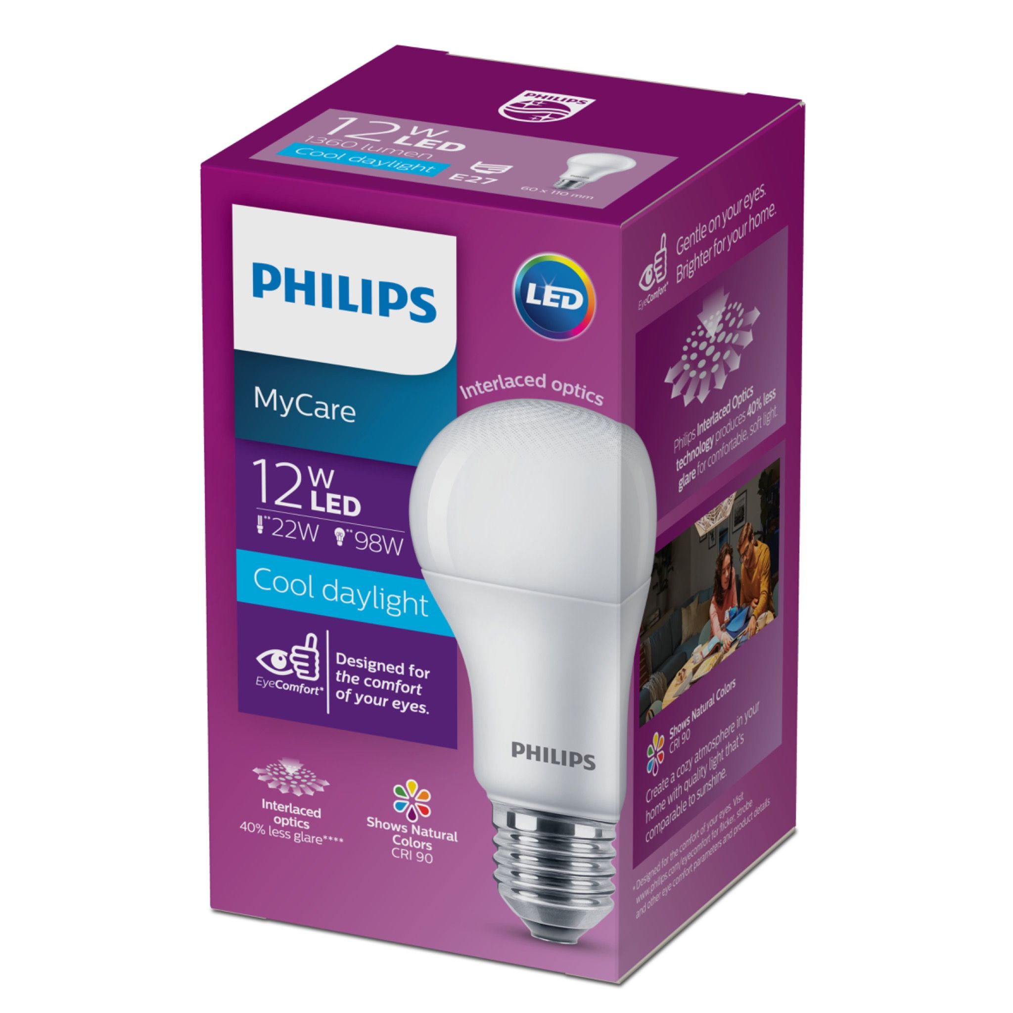  Bóng đèn Philips LED Philips Bulb Mycare 