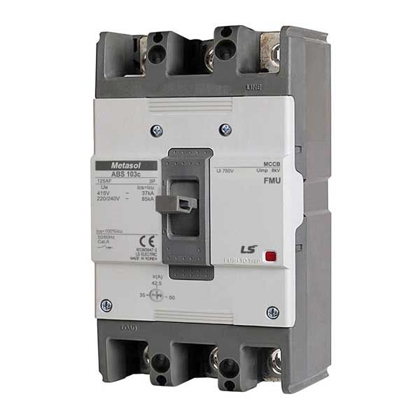  MCCB 3 Pha loại khối chỉnh dòng (0.7-0.85-1.0) x ln max - Mã ABS103c FMU 