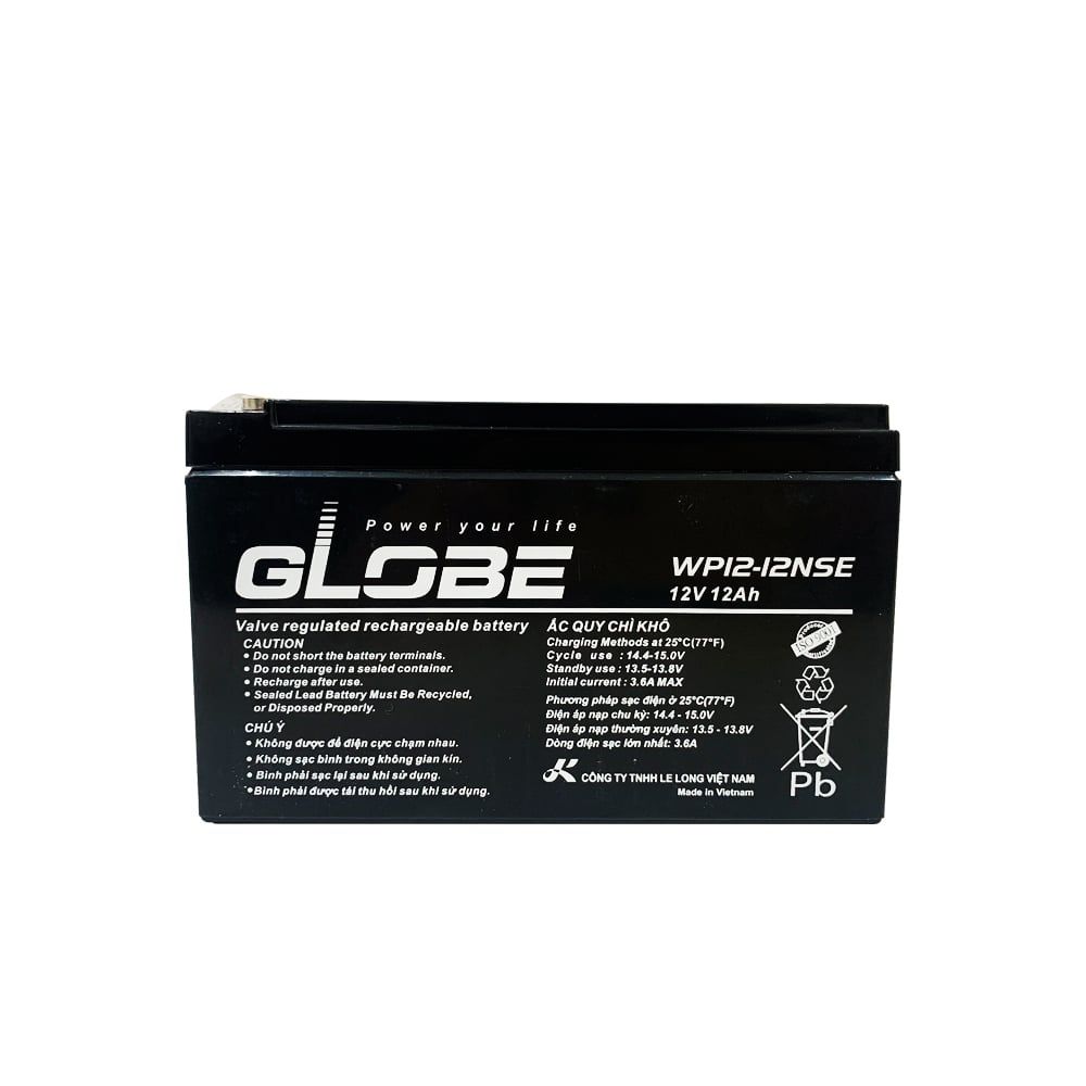  Ắc Quy Globe WP12-12NSE 12V-12Ah 