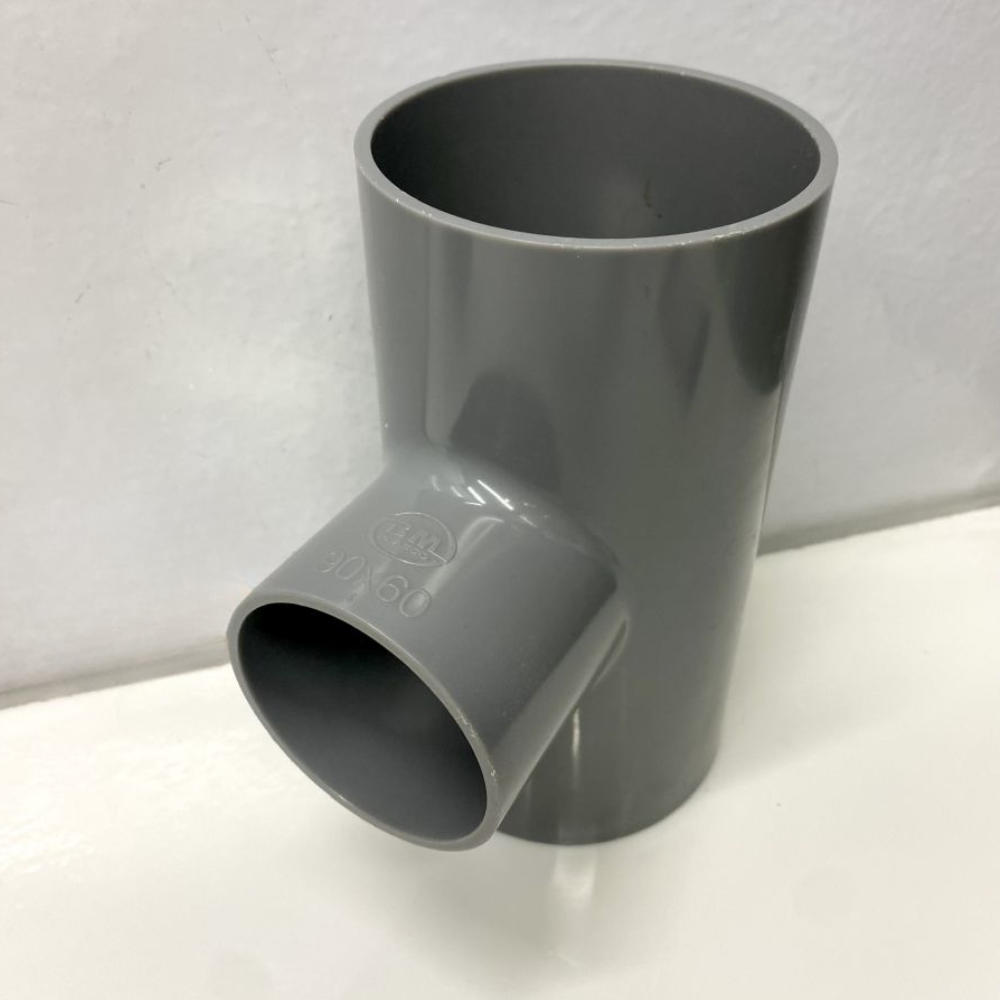  Tê giảm uPVC Bình Minh D90x60mm 