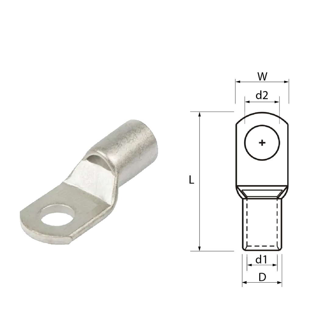  Đầu Cốt Bít Đồng SC 16-6 