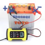  Sạc bình ắc quy ô tô xe máy FOXSUR 12V 4Ah - 100Ah  tự ngắt khi đầy chức năng bảo dưỡng phục hồi ắc quy bằng khử sunfat 