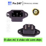  Jack Nguồn AC 3 Chân AC Ổ cắm nồi cơm điện - vui lòng mua đơn 10k trở lên - Pin247 