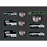  Bộ tem trang trí bảo vệ vỏ pin chống sốc Makita 18v. Pin247 