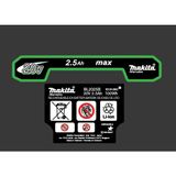  Bộ tem trang trí bảo vệ vỏ pin chống sốc Makita 18v. Pin247 