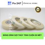  Cuộn 50m băng dính sợi thủy tinh chịu nhiệt độ cao, chống cháy - Pin 247 