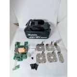  Vỏ pin makita 18v 5.0ah kèm mạch nhận sạc zin ,vỏ có leb báo pin 