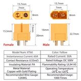  Đầu Nối XT60 XT-60 Cho Máy Bay Điều Khiển Từ Xa RC Giắc XT60, Jack XT-60 đực cái - Pin 247 