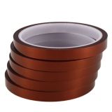  Băng Dính Cách Nhiệt 300*C vàng bản rộng 10mm, 20mm. 