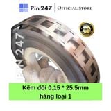  Kẽm đôi 2 hàng [ loại 1 ] 0.15 /0.2 *25 mm, hàn cell Pin 18650 / 21700 / 32140 / 33140 . [1 mét ] Pin247 