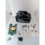  Vỏ pin makita 18v 5.0ah kèm mạch nhận sạc zin ,vỏ có leb báo pin 