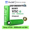  Pin 18650 Sony VTC4 VTC5 VTC6 US18650VTC6 30A 3000mAh - Hàng chính hãng 