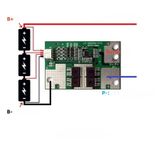  Mạch đóng bình ác quy xe máy 4S-3S mạch bảo vệ pin sắt dòng xả liên tục 35A sả tức thời 600A - Pin247 