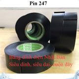  Băng dính cách điện đen Nitto/ Denka Nhật Bản - Dai - Mỏng - Dính - Chất lượng 