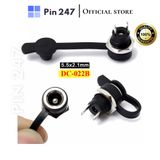  Jack sạc DC-022B chuẩn 5.5mm x 2.1mm (Jack DC Có cao su chống nước) - vui lòng mua đơn từ 10k trở lên 