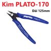  Kìm Cắt Chân Linh Kiện PLATO 170 125mm - Sắc Bén - Pin247 