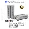  Phụ kiện - Pin 18650 Lishen Xám 2000 mah 10C -20A  hàng mới xả cao máy công cụ  - Pin247 