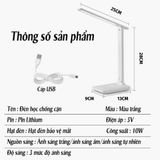  Đèn Học Để Bàn Chống Cận Gấp Gọn Cảm Ứng Tích Điện Thông Minh Pin 247 