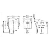  Công Tắc Bập Bênh 2 Nấc - 250V 6A - Pin247 - vui lòng mua đơn từ 10k  trở lên 