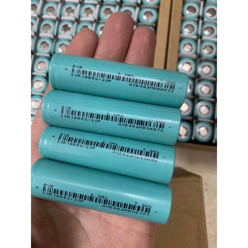  Pin 18650 Eve - 20P / 25P / 26V- dung lượng 2000 - 2550mah -  - Pin Mới 100% 