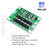  Bảng mạch cân bằng bảo vệ pin Lithium 3S/4S 40A 60A 18650 BMS 11.1V 12.6V/14.8V16.8V 