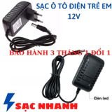  Sạc xe điện trẻ em, sạc xe ô tô điện trẻ em12v 1000mah  6v 500 mah có đèn báo 