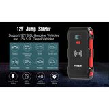  Bộ kích ô tô di động kiêm sạc dự phòng có sạc không dây chính hãng Foxsure 