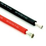  Dây điện 4 AWG 6 AWG 7 AWG 8 AWG 10 AWG 12 AWG vỏ silicon chống cháy chịu nhiệt cao chịu tải cao (1 mét) Pin247 