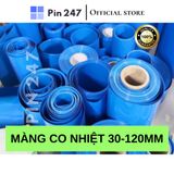  Màng Co Nhiệt PVC Cách Điện Bọc Cell Pin 18650 bản 30mm - 90mm 