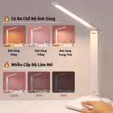  Đèn Học Để Bàn Chống Cận Gấp Gọn Cảm Ứng Tích Điện Thông Minh Pin 247 