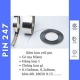  Kẽm hàn cell pin kẽm đơn 0.2 x 8mm, 0.15 x 8mm, kẽm đôi (cuộn 1kg) 