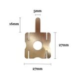  Kẽm hàn pin Makita (loại 1 có mạ niken ) 5, 10, 15, 20 cell  dầy 0.18mm - Pin 247 