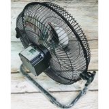  Quạt tích điện chân quỳ 12 cấp chỉnh lực không chổi than cánh 12inch - 30cm Pin247 