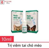  Nhỏ tai tri. viêm tai cho chó mèo - Oridermyl và Vemedin 