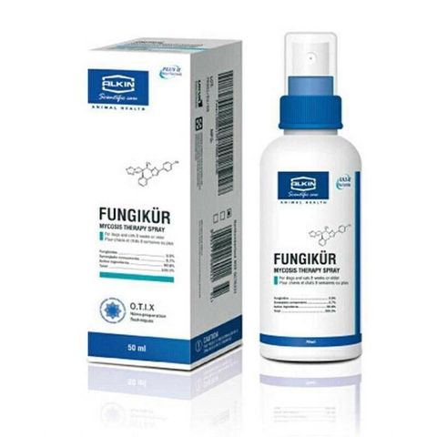  Mitecyn và Fungikur - xịt trị viêm da ghẻ cho Chó Mèo 