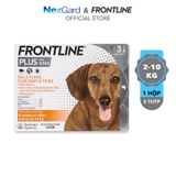  FRONTLINE Plus ( 1 tuýp ) Nhỏ gáy trị ve rận, bọ chét Chó 