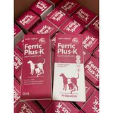  Bổ máu cho chó mèo - hỗ trợ ký sinh trùng máu, Parvo, chó bầu và cho con bú Ferric Plus-K 