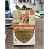  Nhỏ gáy Advocate (1 tuýt)- Diệt Ve Rận, Giun Sán Trên Mèo 