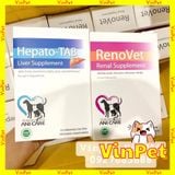  (1vỉ) Hepato Tab và RenoVet giải độc gan,thận cho Chó Mèo 