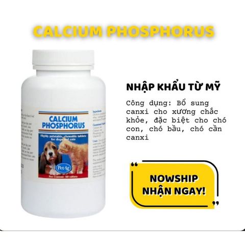  Canxi Phosphorus - Sleeky( Bổ sung canxi cho cún yêu) 