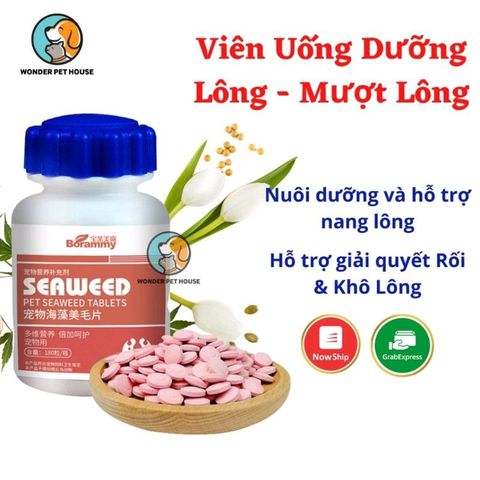  Borammy Seaweed - dưỡng lông, da, giải độc gan thận 
