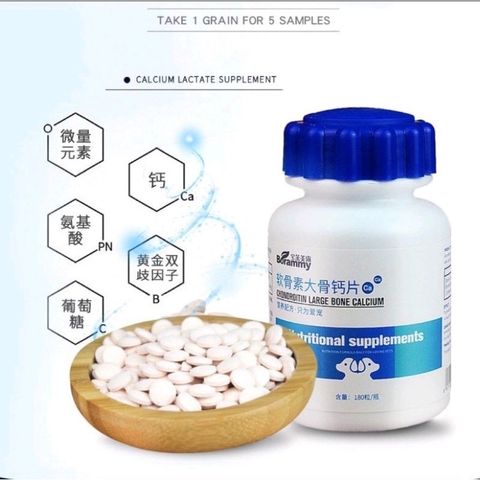  Canxi cho chó mèo. BORAMMY hỗ chộ bổ sung canxi .tránh tụt canxi ở chó mèo 
